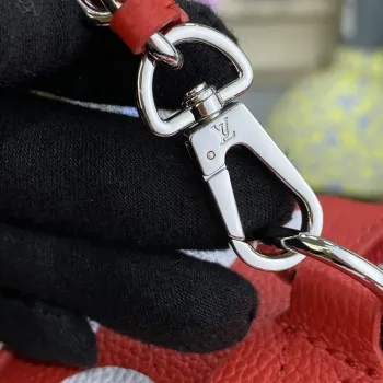 LV M46411 Louis Vuitton LV x YK Speedy Bandoulière 20 Bag Red