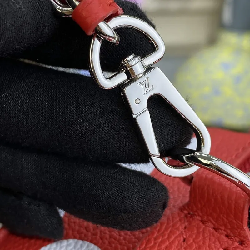 LV M46411 Louis Vuitton LV x YK Speedy Bandoulière 20 Bag Red