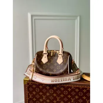 LV M46222 Louis Vuitton Speedy Bandoulière 20 Beige