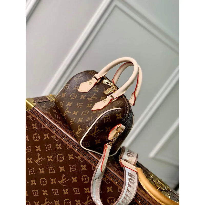 LV M46222 Louis Vuitton Speedy Bandoulière 20 Beige