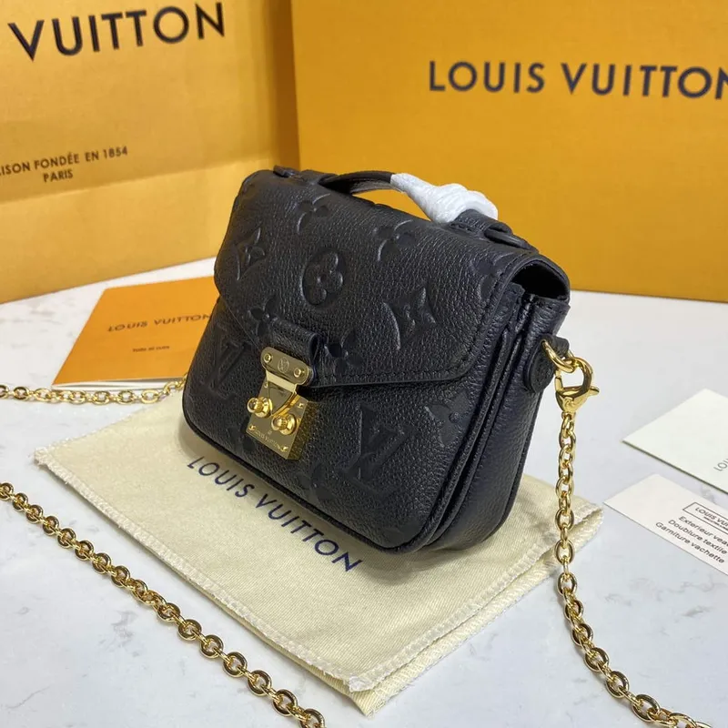 LV M81407 Louis Vuitton Micro Métis Bag Black