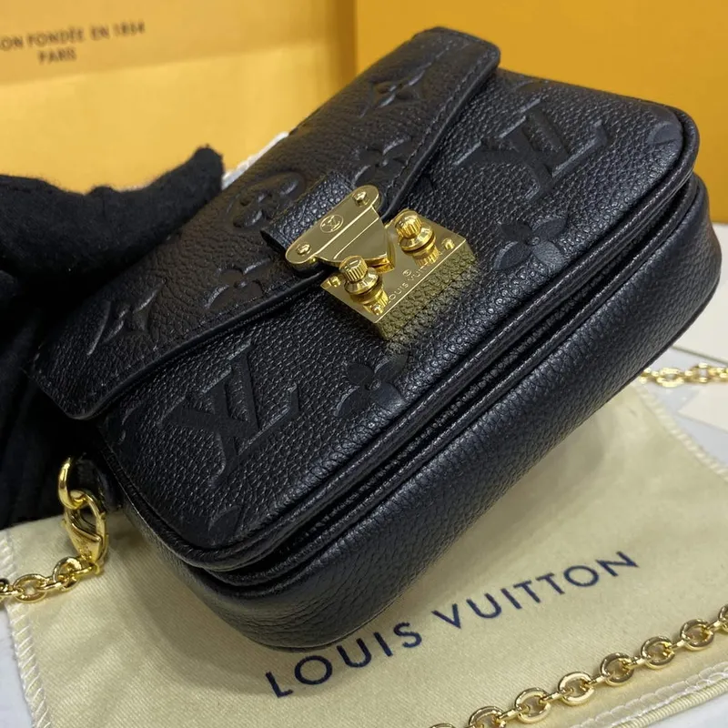 LV M81407 Louis Vuitton Micro Métis Bag Black