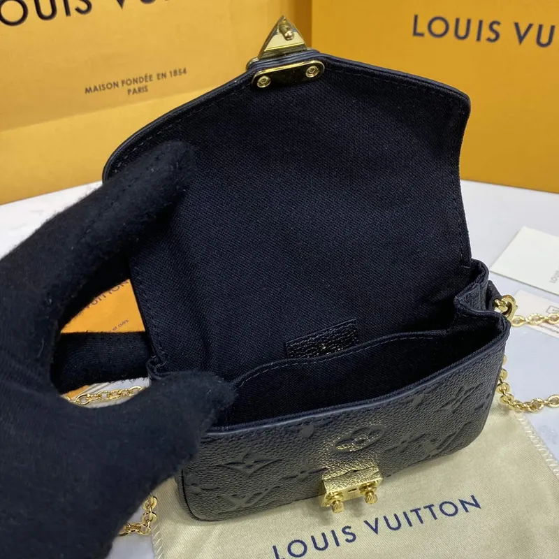 LV M81407 Louis Vuitton Micro Métis Bag Black