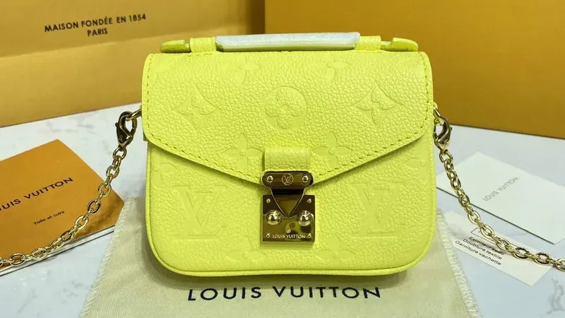 Timeless Elegance: LV M81407 Louis Vuitton Micro Metis Bag in Yellow
