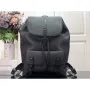 LV M58644 Louis Vuitton Christopher Slim Backpack Black