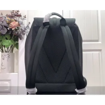 LV M58644 Louis Vuitton Christopher Slim Backpack Black