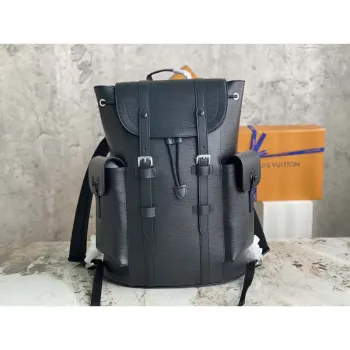 LV M50159 Louis Vuitton Christopher PM Epi Black