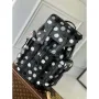 LV M46403 Louis Vuitton LV x YK  Christopher MM Backpack Monogram eclipse Black and Silver