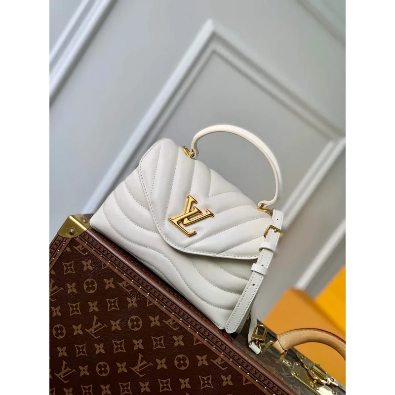 LV M21797 Louis Vuitton Hold Me Top handle Bag Ivoire White