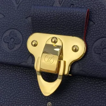 LV M52271 Louis Vuitton Vavin PM Shoulder Bag Navy Blue and Red