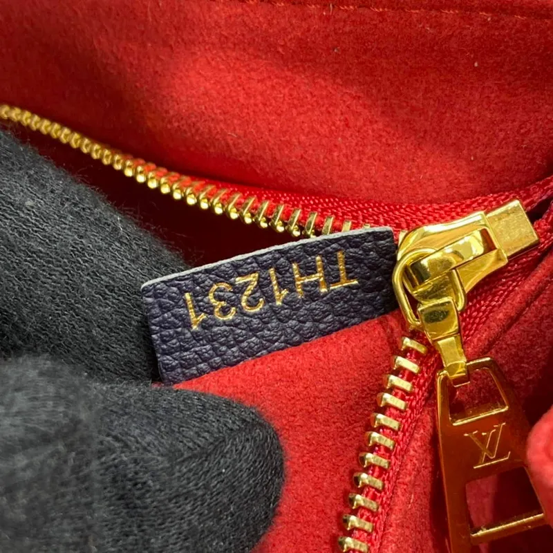 LV M52271 Louis Vuitton Vavin PM Shoulder Bag Navy Blue and Red