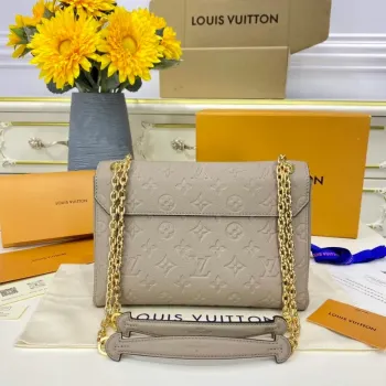 LV M44929 Louis Vuitton Vavin PM Shoulder Bag Tourterelle Grey