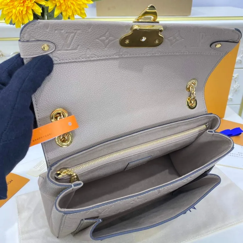 LV M44929 Louis Vuitton Vavin PM Shoulder Bag Tourterelle Grey