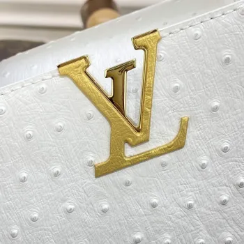 LV N81523 Louis Vuitton Capucines BB Handbag White