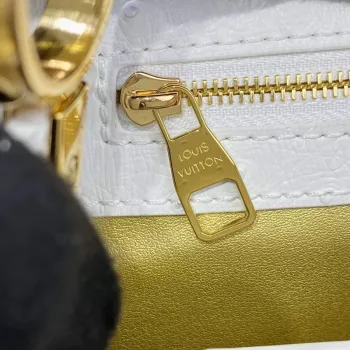 LV N81523 Louis Vuitton Capucines BB Handbag White