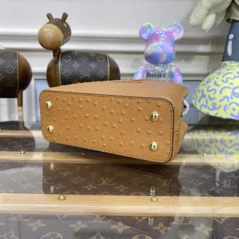 LV N81523 Louis Vuitton Capucines Mini Handbag Brown
