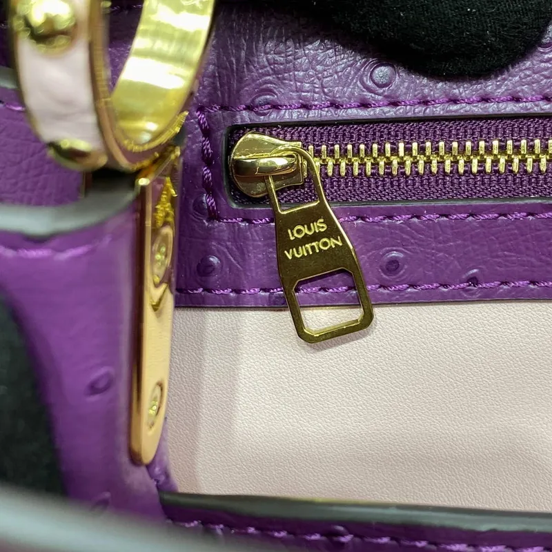 LV N81523 Louis Vuitton Capucines BB Handbag Purple