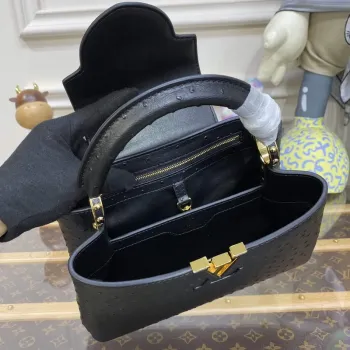 LV N81523 Louis Vuitton Capucines BB Handbag Black
