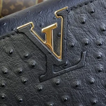 LV N81523 Louis Vuitton Capucines Mini Handbag Black