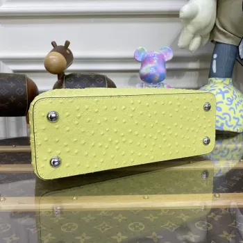 LV N81279 Louis Vuitton Capucines MM Handbag lemon yellow