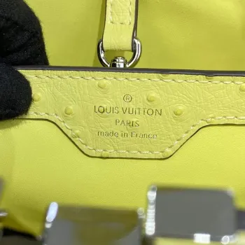 LV N81279 Louis Vuitton Capucines MM Handbag lemon yellow