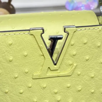 LV N81523 Louis Vuitton Capucines BB Handbag lemon yellow