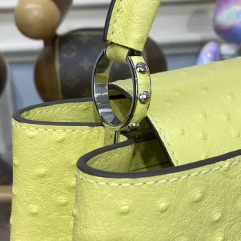 LV N81523 Louis Vuitton Capucines BB Handbag lemon yellow