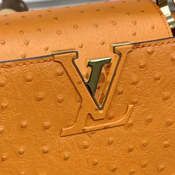 LV N81279 Louis Vuitton Capucines MM Handbag Orange