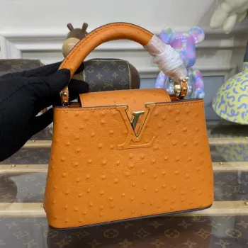 LV N81523 Louis Vuitton Capucines Mini Handbag Orange