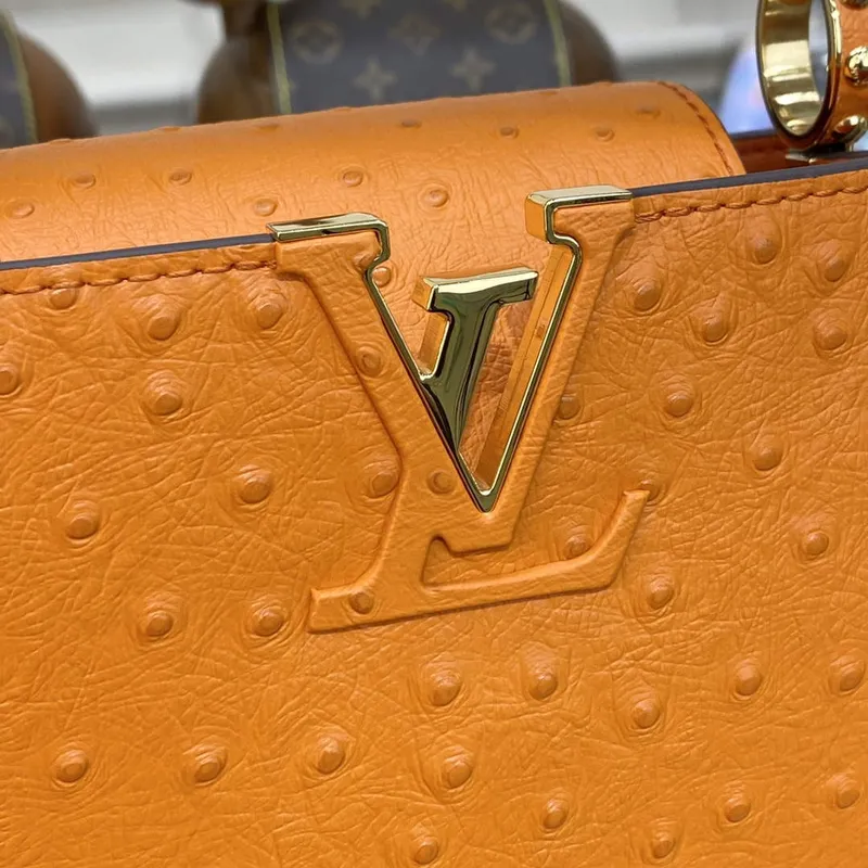 LV N81523 Louis Vuitton Capucines Mini Handbag Orange