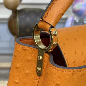 LV N81523 Louis Vuitton Capucines Mini Handbag Orange