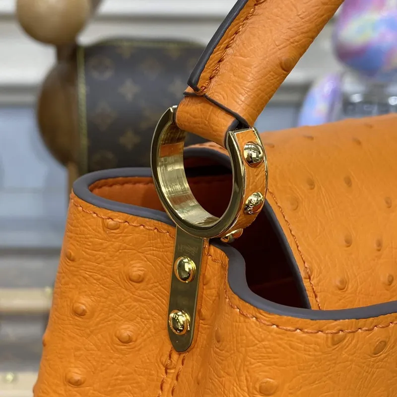 LV N81523 Louis Vuitton Capucines Mini Handbag Orange