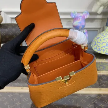 LV N81523 Louis Vuitton Capucines Mini Handbag Orange