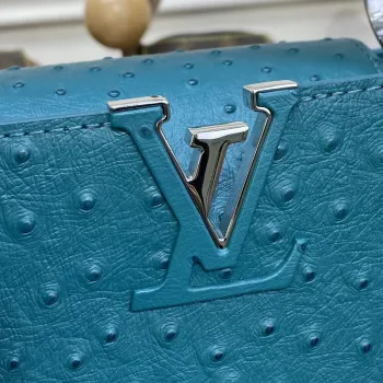 LV N81523 Louis Vuitton Capucines BB Handbag Lake blue