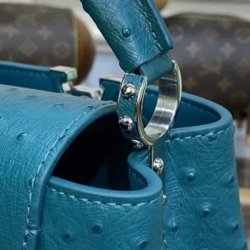 LV N81523 Louis Vuitton Capucines Mini Handbag Lake blue