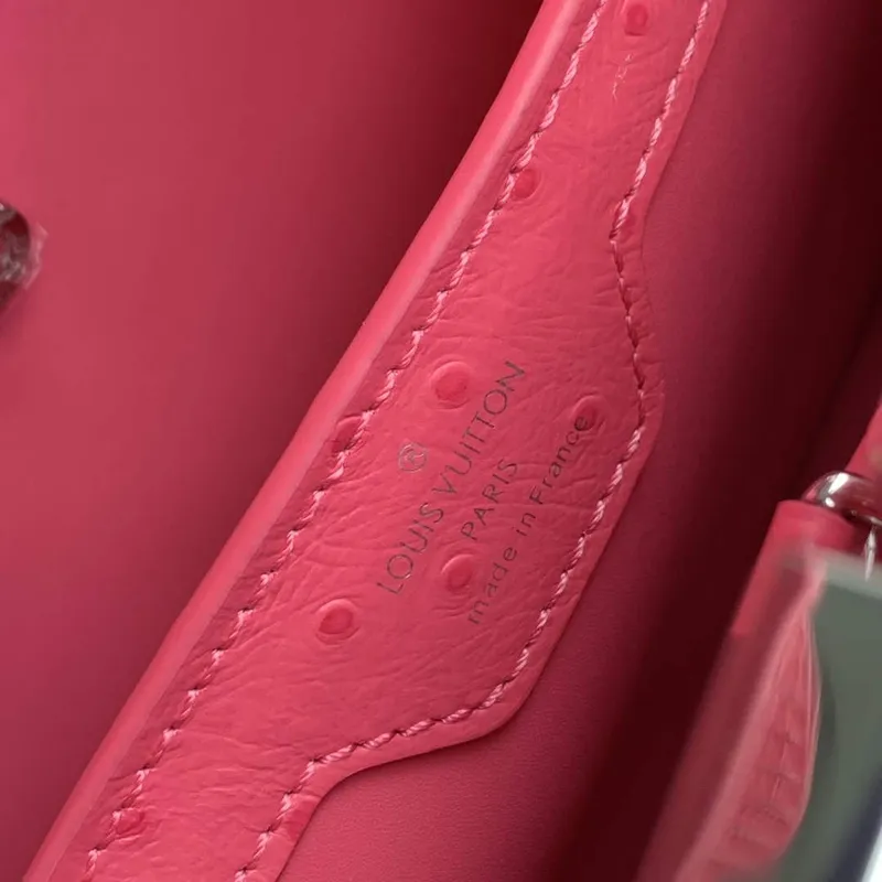 LV N81279 Louis Vuitton Capucines MM Handbag Plum