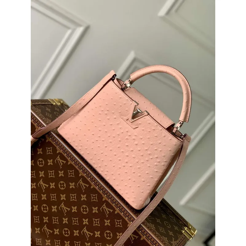 LV N81523 Louis Vuitton Capucines BB Handbag Pink