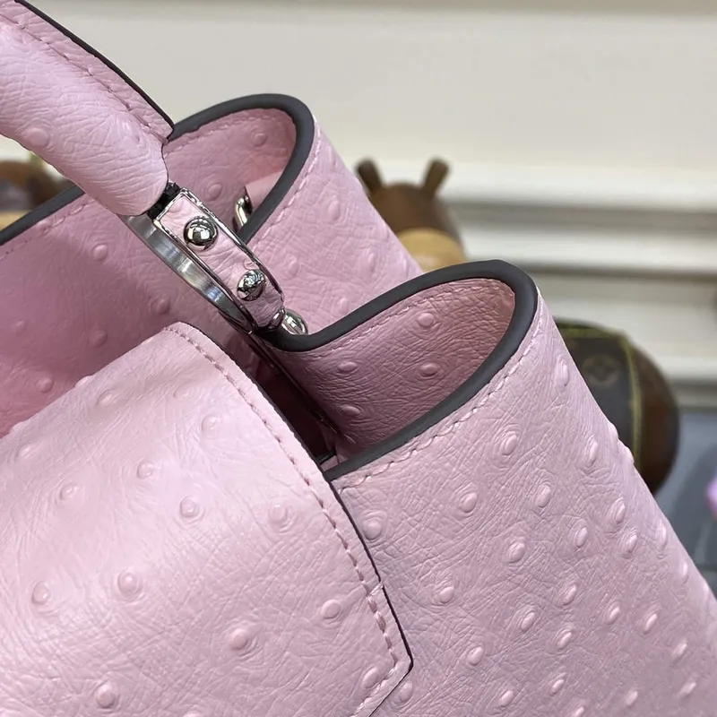 LV N81279 Louis Vuitton Capucines BB Handbag Rose Calypso