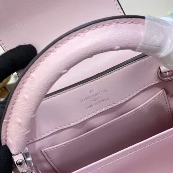LV N81279 Louis Vuitton Capucines Mini Handbag Rose Calypso