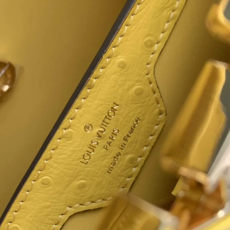 LV N81196 Louis Vuitton Capucines BB Handbag Yellow