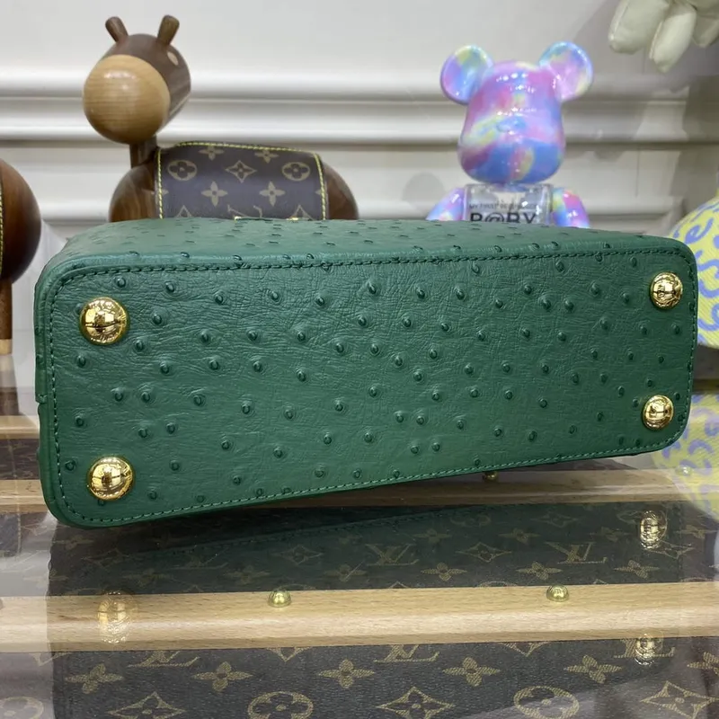 LV N93075 Louis Vuitton Capucines BB Handbag Mint Green