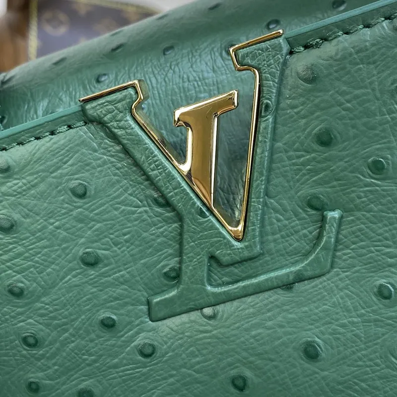 LV N93075 Louis Vuitton Capucines Mini Handbag Mint Green
