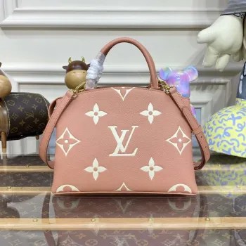 Louis Vuitton LV M58916 Petit Palais Bicolor Monogram empreinte leather Pink