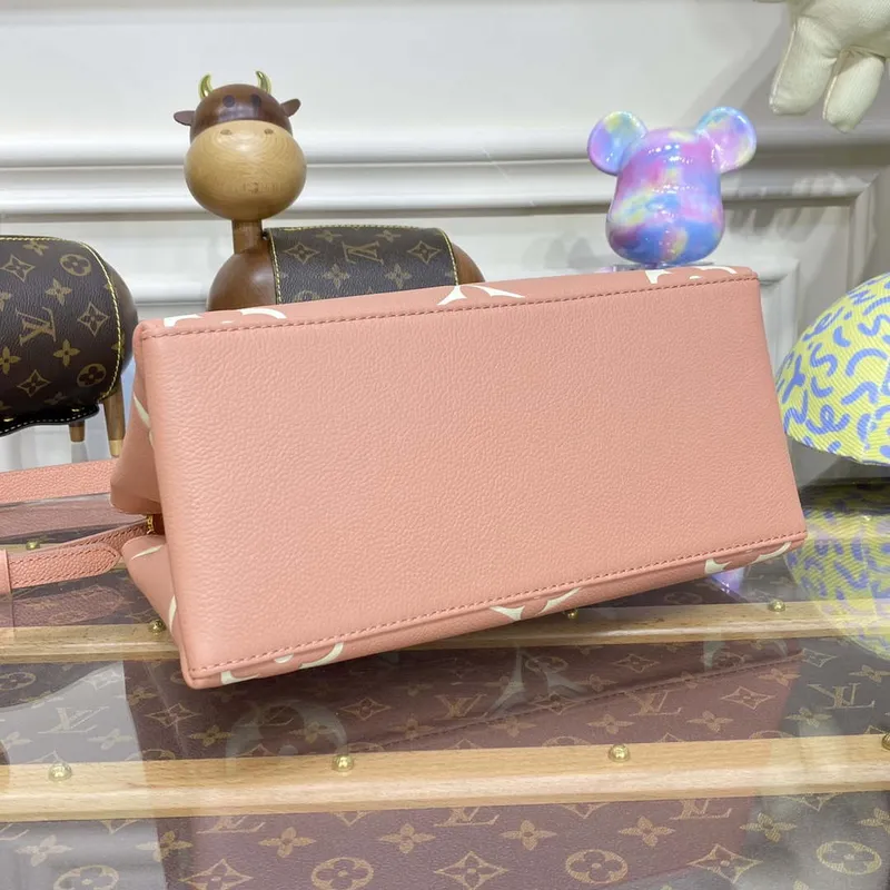 Louis Vuitton LV M58916 Petit Palais Bicolor Monogram empreinte leather Pink