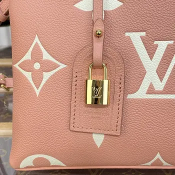 Louis Vuitton LV M58916 Petit Palais Bicolor Monogram empreinte leather Pink