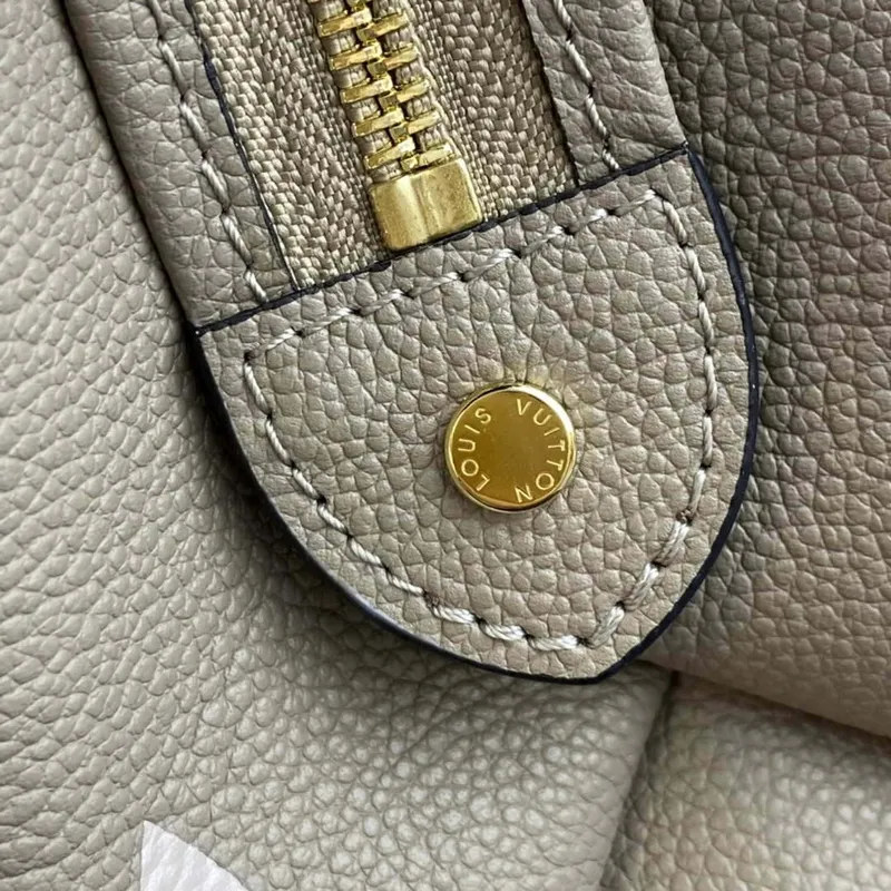 Louis Vuitton LV M58914 Petit Palais Bicolor Monogram empreinte leather Crème