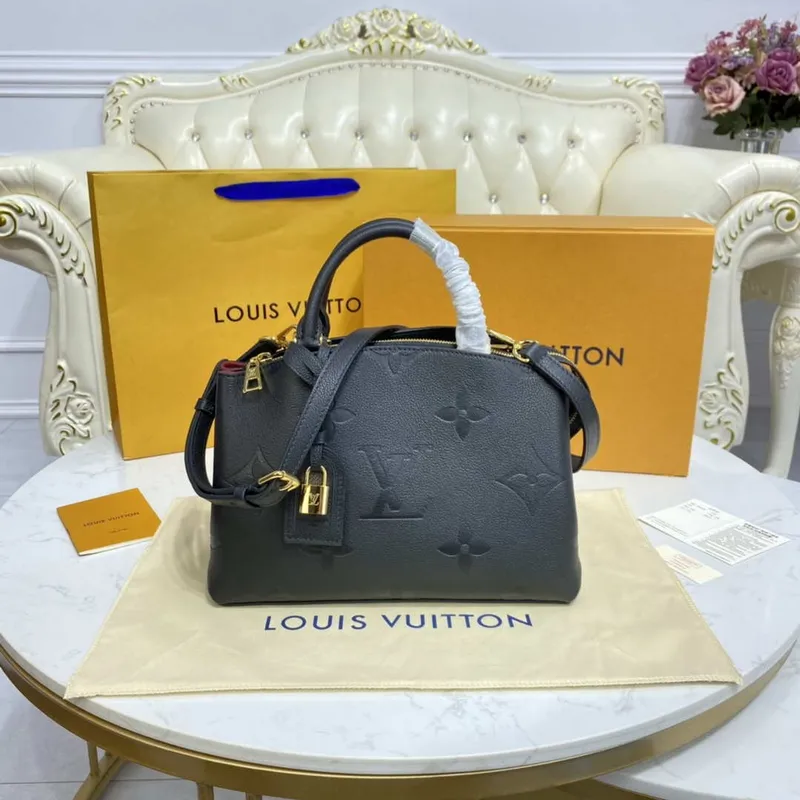 Louis Vuitton LV M58916 Petit Palais Monogram empreinte Black