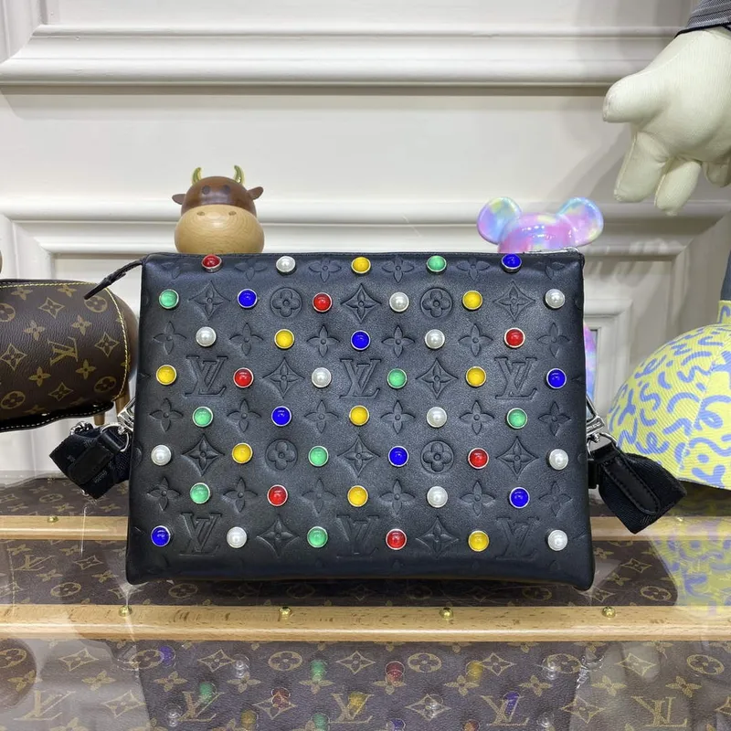 LV M22429 Louis Vuitton Coussin PM Bag black diamond
