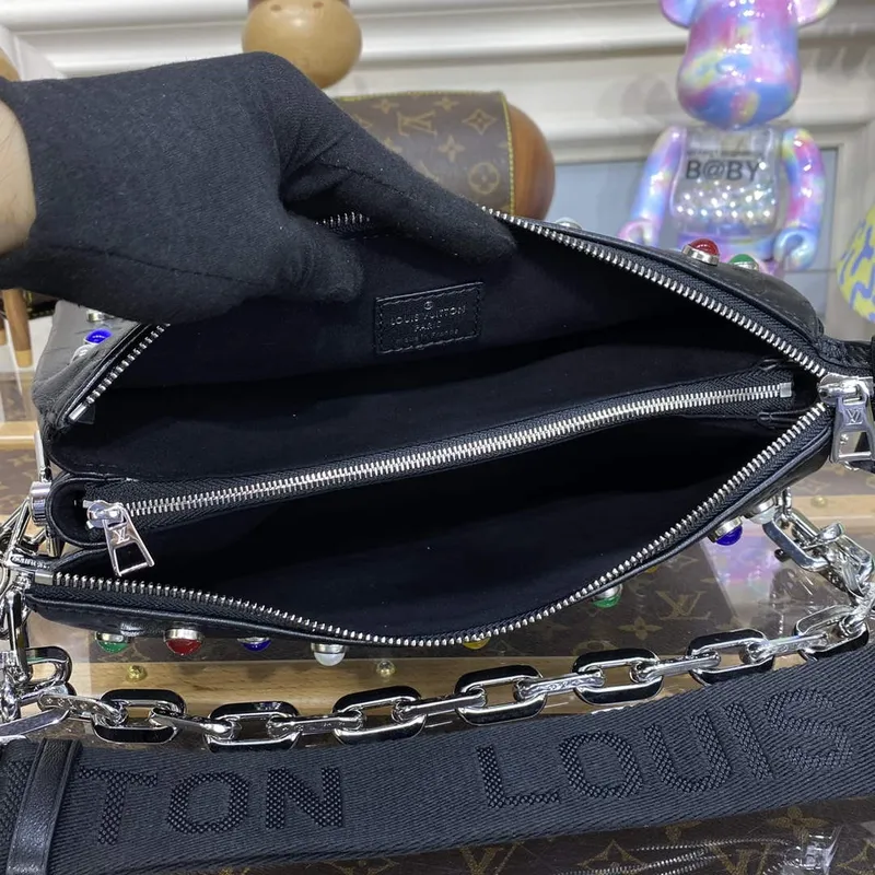 LV M22429 Louis Vuitton Coussin PM Bag black diamond