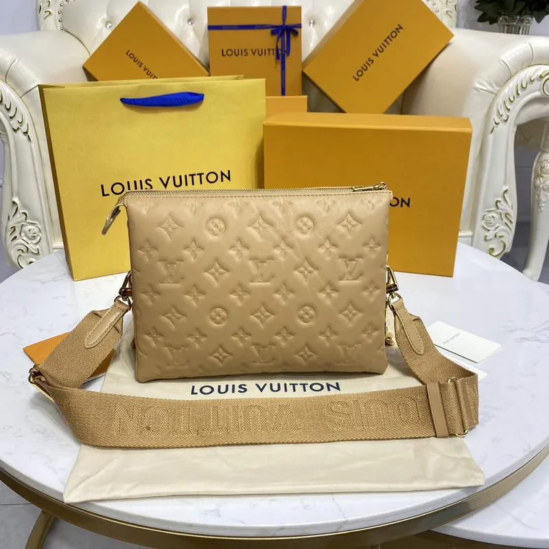 LV M21261 Louis Vuitton Coussin PM Bag Apricot